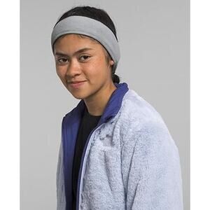 THE NORTH FACE Kids TNF Black Meld Grey Glacier Reversible Headband Size S